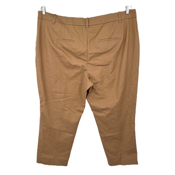 Vince pants Cigarette cropped Trousers tan size 24 - Picture 4 of 8